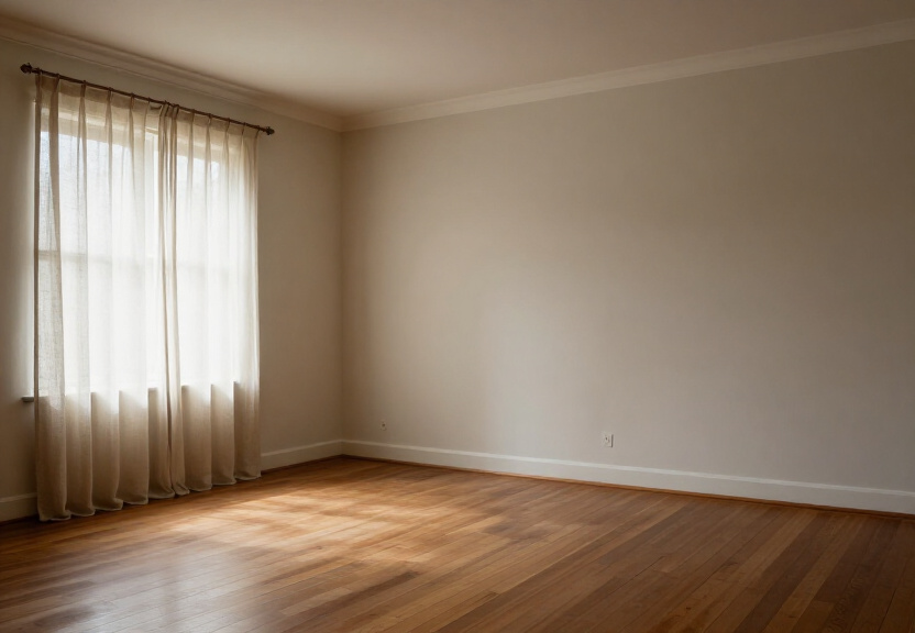 Floorboards returned to original condition after professional drying